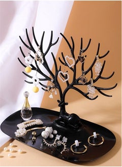 Kutis Deer Jewelry Earrings Necklace Ring Pendant Bracelet Organizer Holder  - Image 2