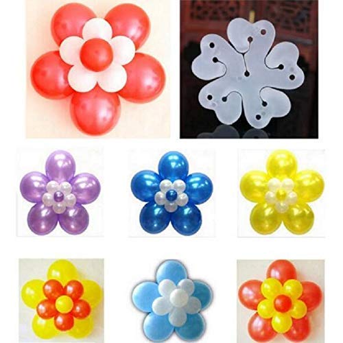 Balloonistics 12 Pcs Portable Flower Shape Balloon Clips Holder for Wedding Event Decorations Birthday Party Supplies - Image 4