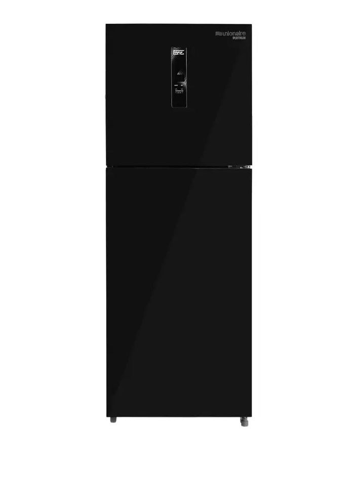 UNIONAIRE Unionaire No Frost Refrigerator, Digital Control, Black Glass, Model 400, 330L  - Image 1