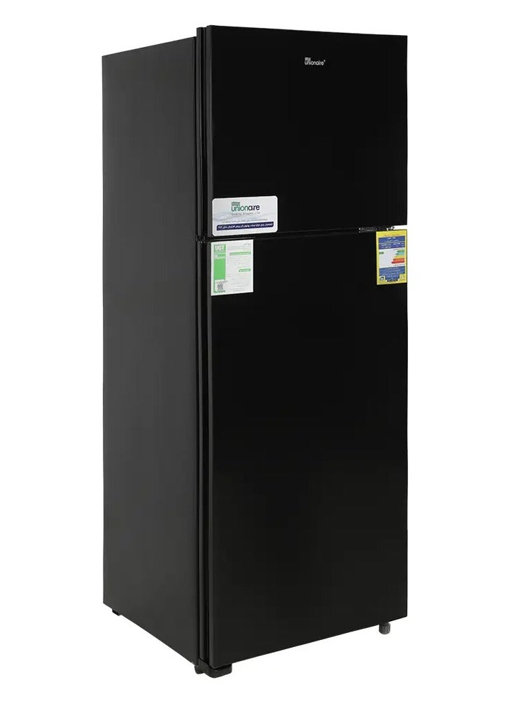 UNIONAIRE Unionaire No Frost Refrigerator, Digital Control, Black Glass, Model 400, 330L  - Image 4