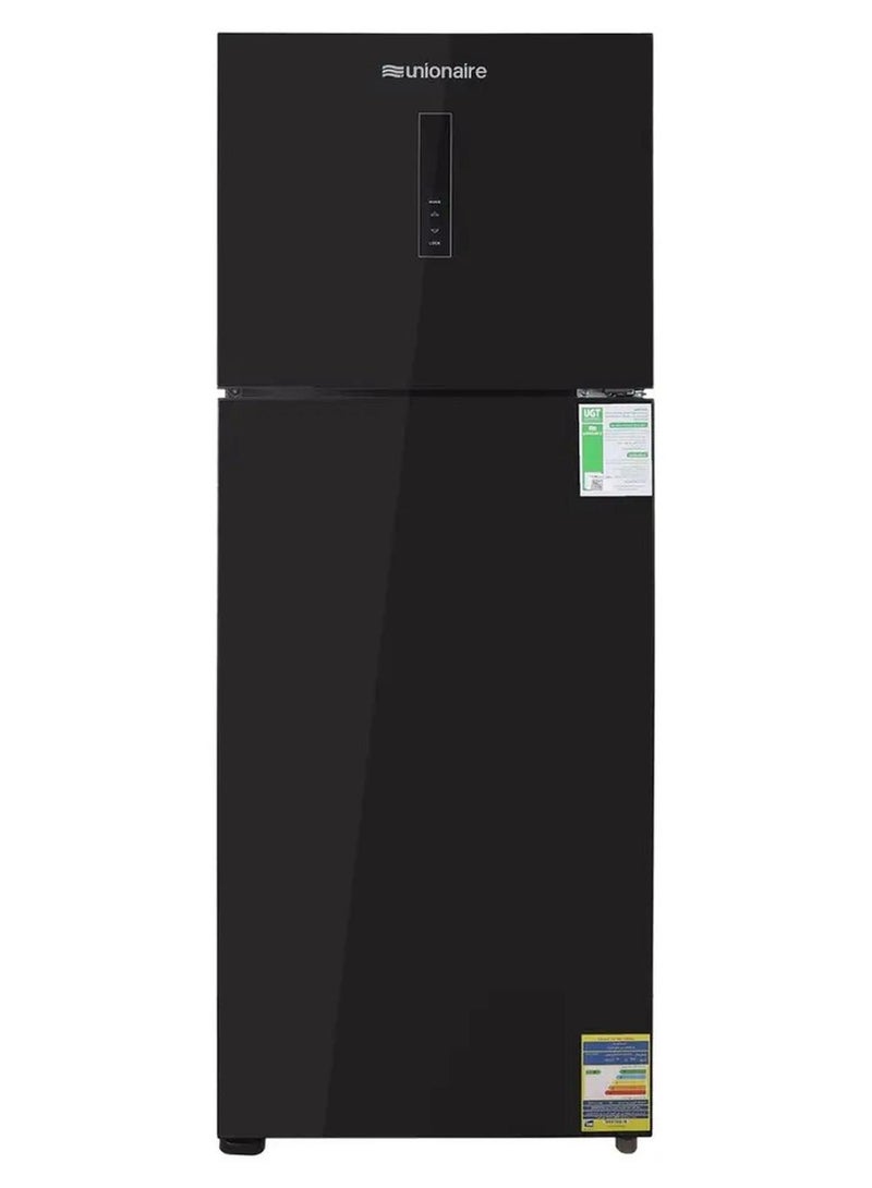 Unionaire URN420LBL No Frost Refrigerator, 350 Liters Net, Digital Control,r Black - Image 1