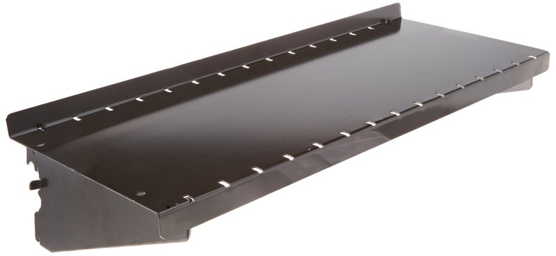 Wall Control ASM-SH-1606 B Deep Pegboard Shelf Assembly for Wall Control Pegboard Only, 6", Black - Image 1