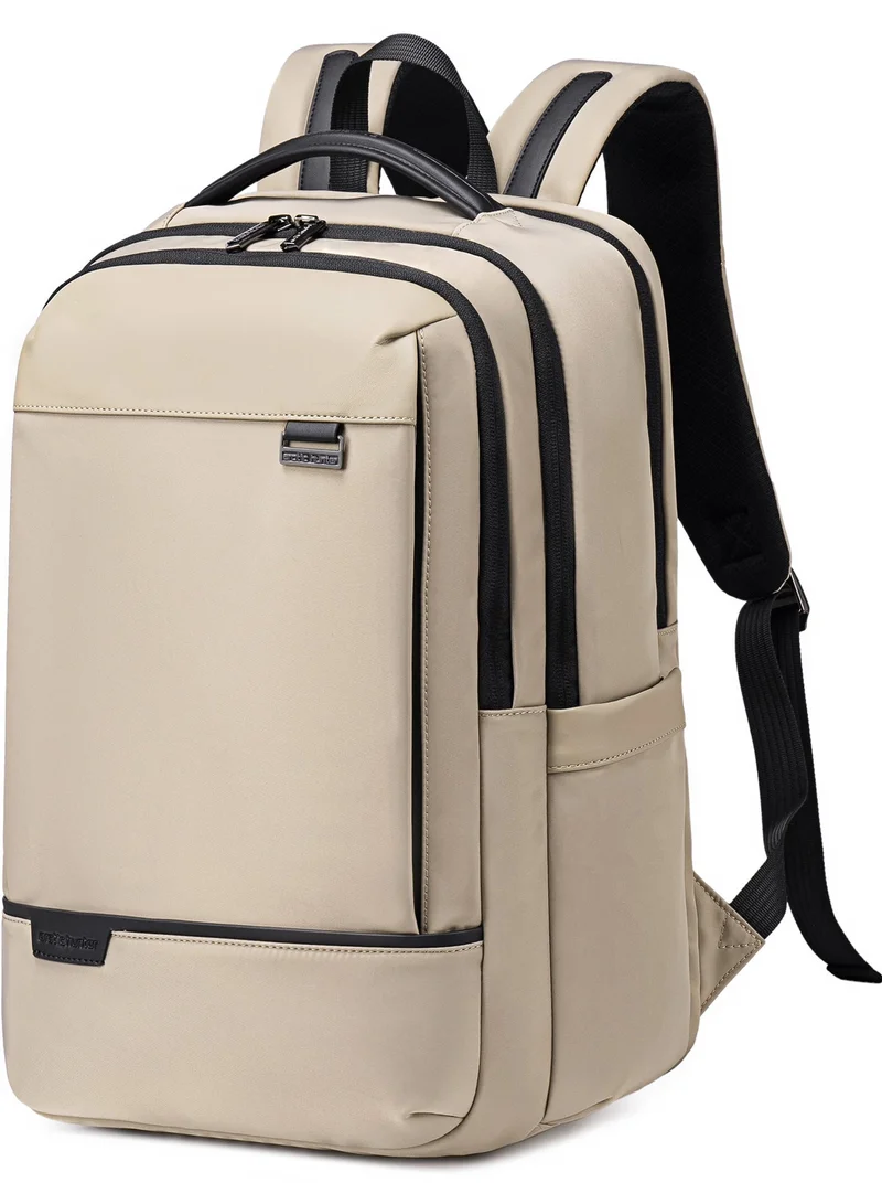 أركتيك هانتر 17-inch Laptop Backpack Durable Anti-Theft Premium Water-resistant Shoulder Laptop Daypack for Office Business Travel College School, B00810, Khaki