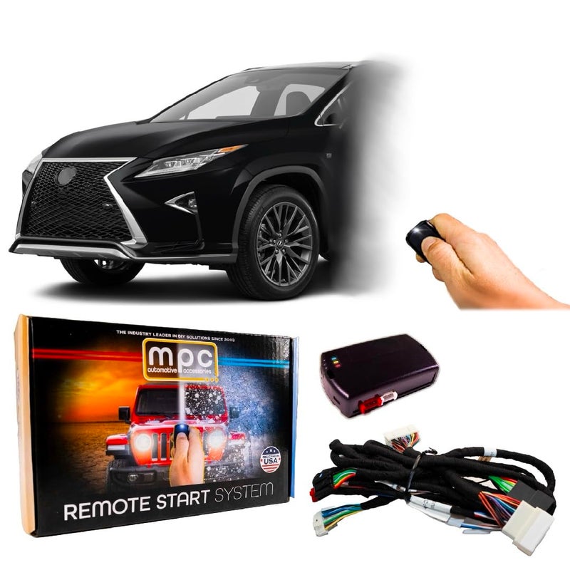 MPC Complete PlugnPlay Factory Remote Activated Remote Start Kit Compatible with Lexus RX350 20162019 wTHarness