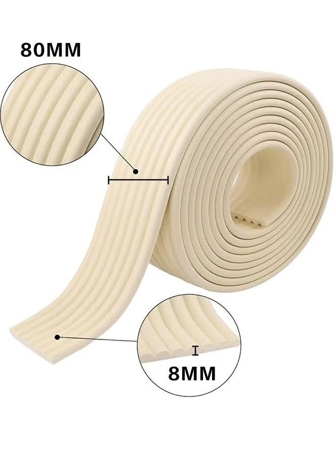 oldlaiben Corner Protector for Baby, Widen Edge Protector, Wall Corner Protector & Edge Guard, Baby Proofing Edge Corner Protector Self Adhesive Furniture Corner Guard Bumper for Table, Desk, Fireplace（Grey）  - Image 2