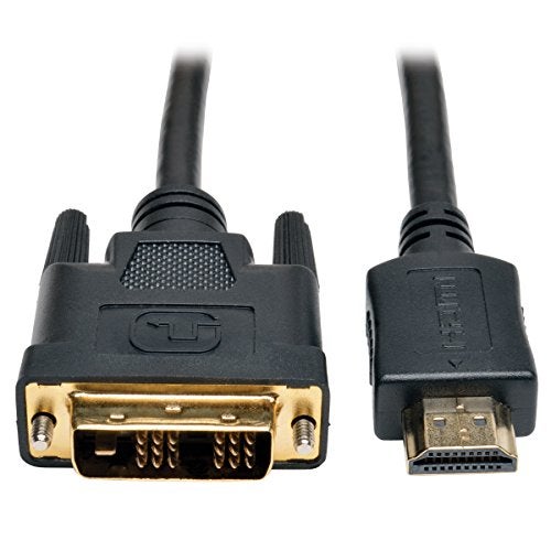 Tripp Lite HDMI to DVI Cable, Digital Monitor Adapter Cable (HDMI to DVI-D M/M) 12-ft.(P566-012),Black - Image 4