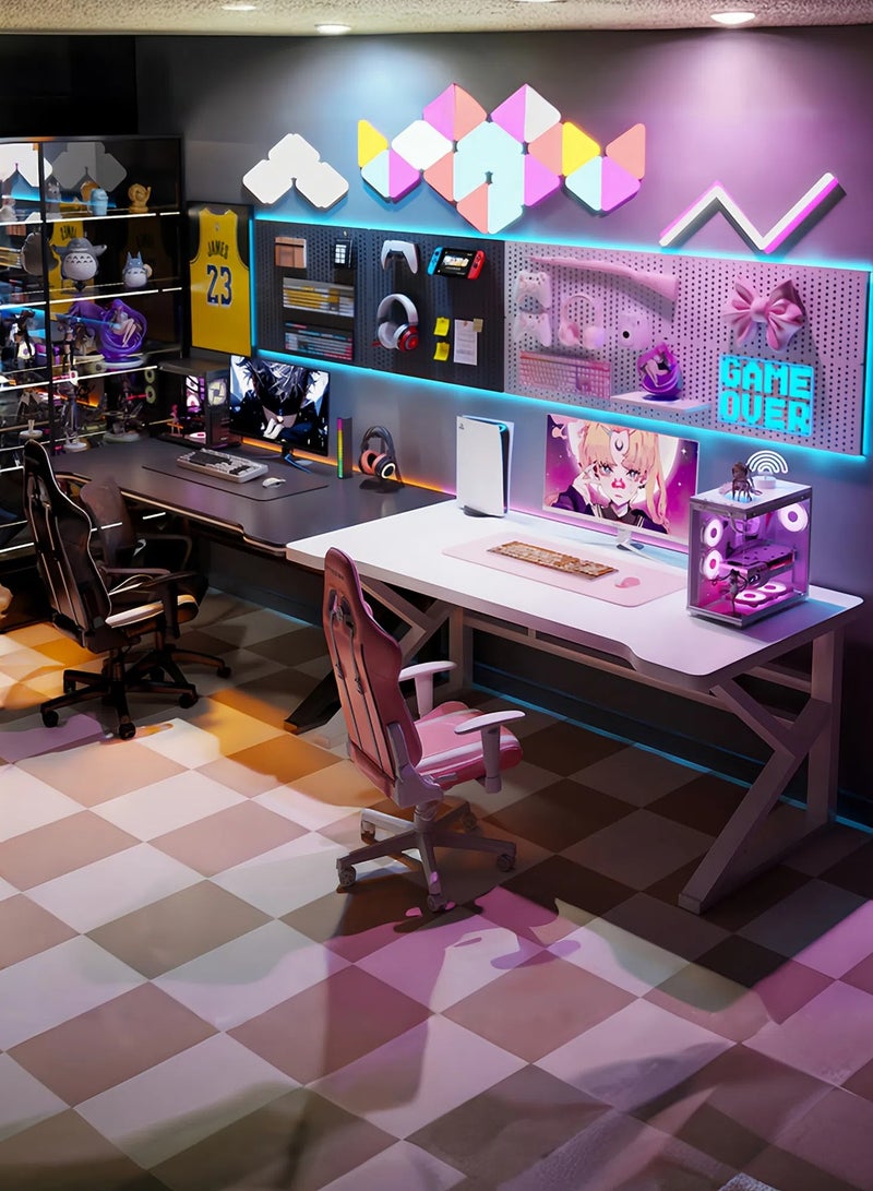 ACPLAY Ergonomic Gaming Table with CPU Stand, Ideal Gaming Desk, PC Computer Desk, Computer Table, Kids Study Desk, Writing Desk, Home Office Desk - Image 5