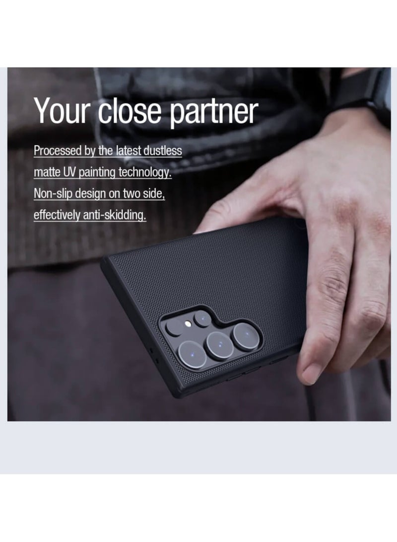 Nillkin Case for Samsung Galaxy S24 Ultra (6.8″ Inch) Super Frosted Shield Pro Hard Back Soft Border (PC + TPU) Shock Absorb Cover Raised Bezel Camera Protect PC ASSORTED Color - Image 5