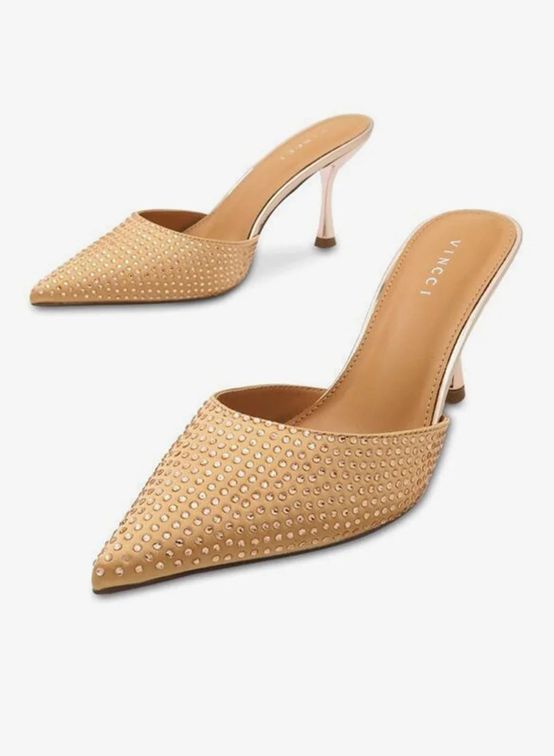 فينتشي مضخات كعب عال مدببة