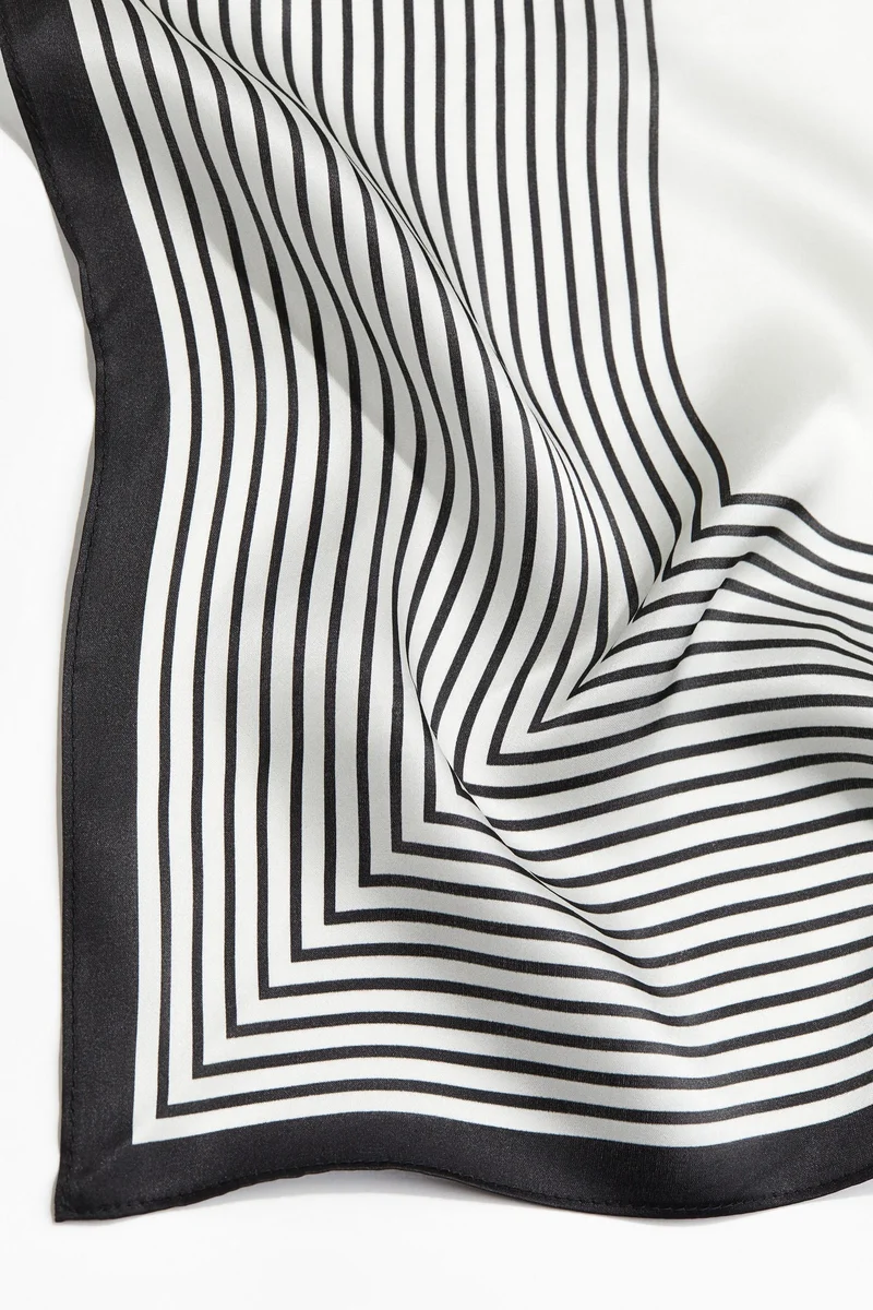 H&M Printed Silk Scarf