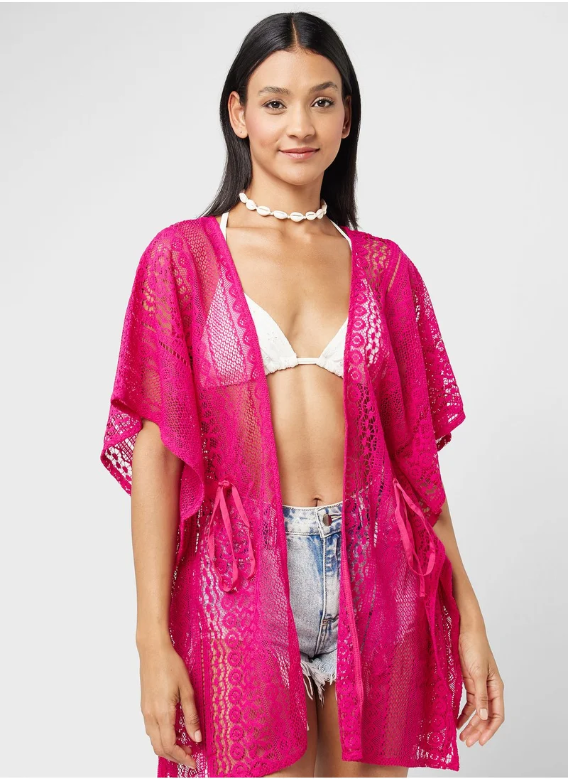 hunkemoller Floral Printed Kimono