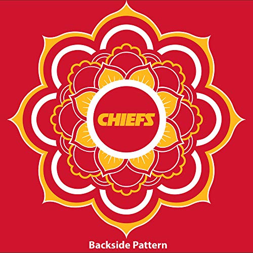 Littlearth Kansas City Chiefs NFL Sheer Caftan with Flower Design - Image 3