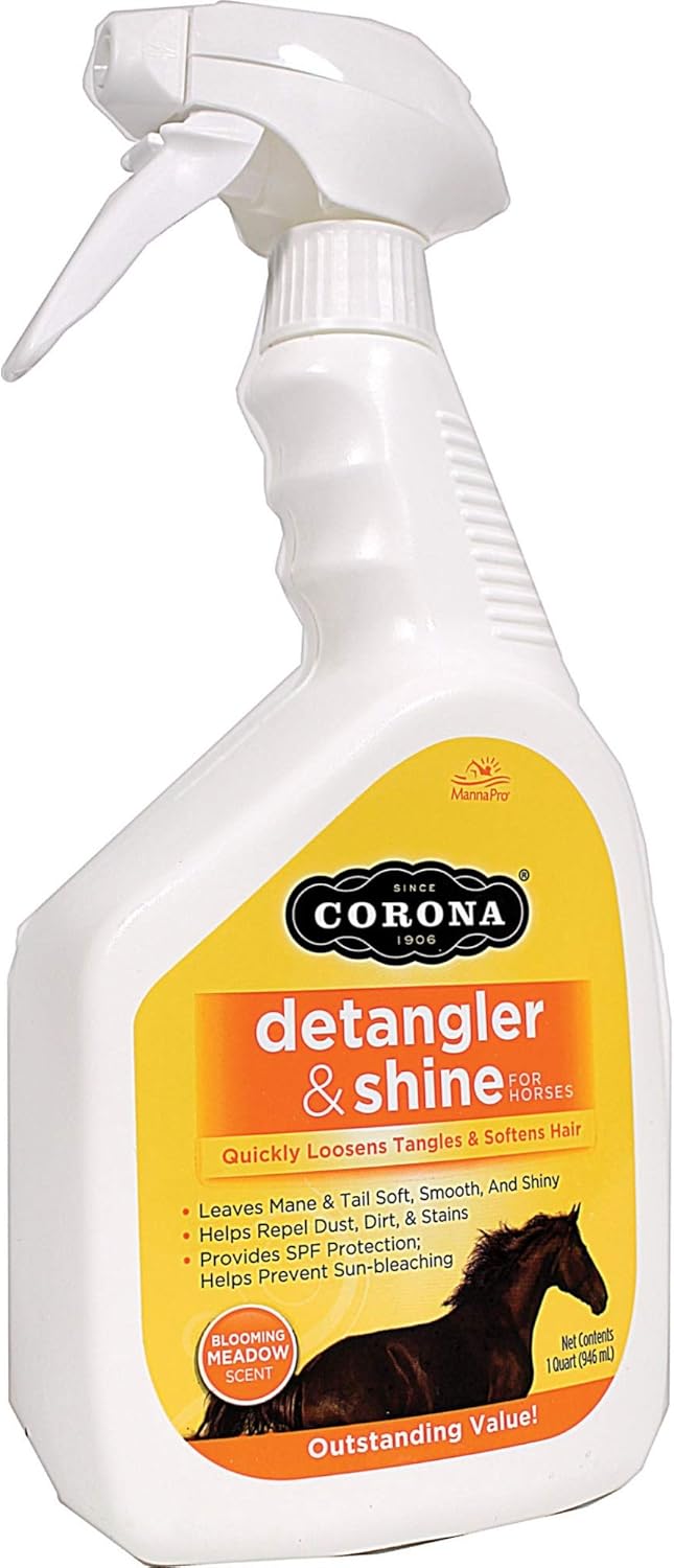 Corona Detangler & Shine Conditioner for Horse, 32 oz