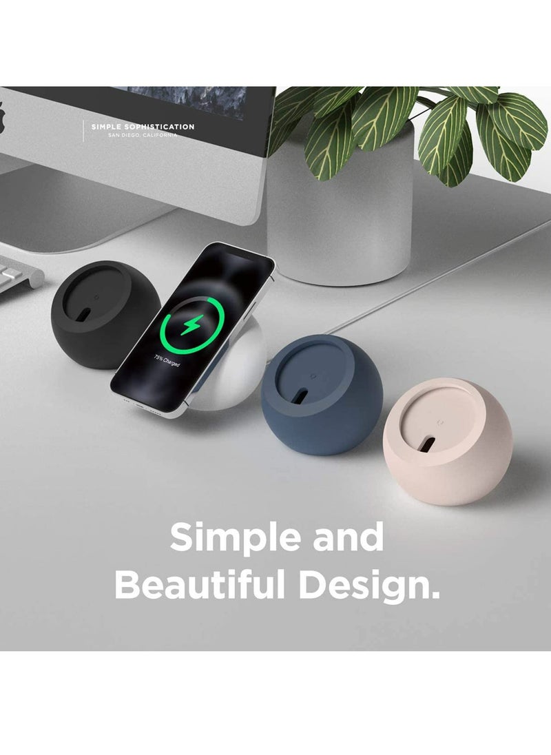 SYOSI - Suitable for MagSafe Charger Stand Magnetic Wireless Charger Storage Winder Charging Base Nonslip SpaceSaving Can Be Used as a Phone Holder Stand (Blue) - Image 1