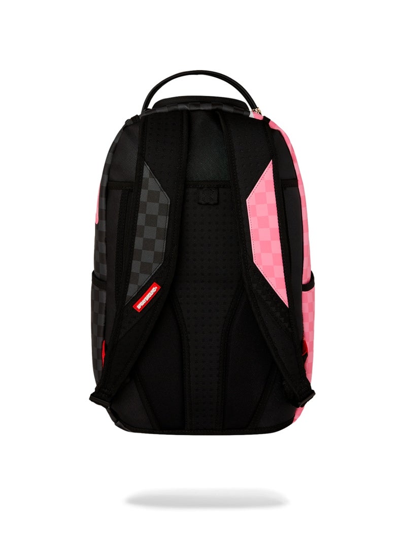 SPRAYGROUND حقيبة ظهر بوردو وسوداء بتصميم تمزق - Image 4