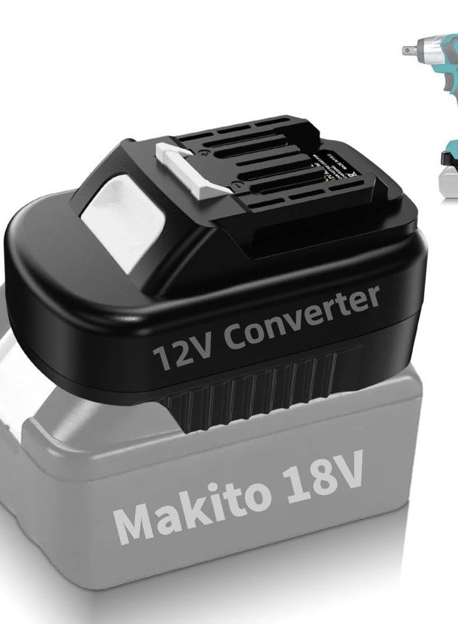 MAKBOS for Makita18V to for Makita 12V Li-ion Battery Adapter,for Makita 10.8V12V Cordless Power Tools,Adaptor for Makita BL1830 BL1850 Convert to for Makita BL1016 BL1021B BL1020B(not Include Battery) - Image 1