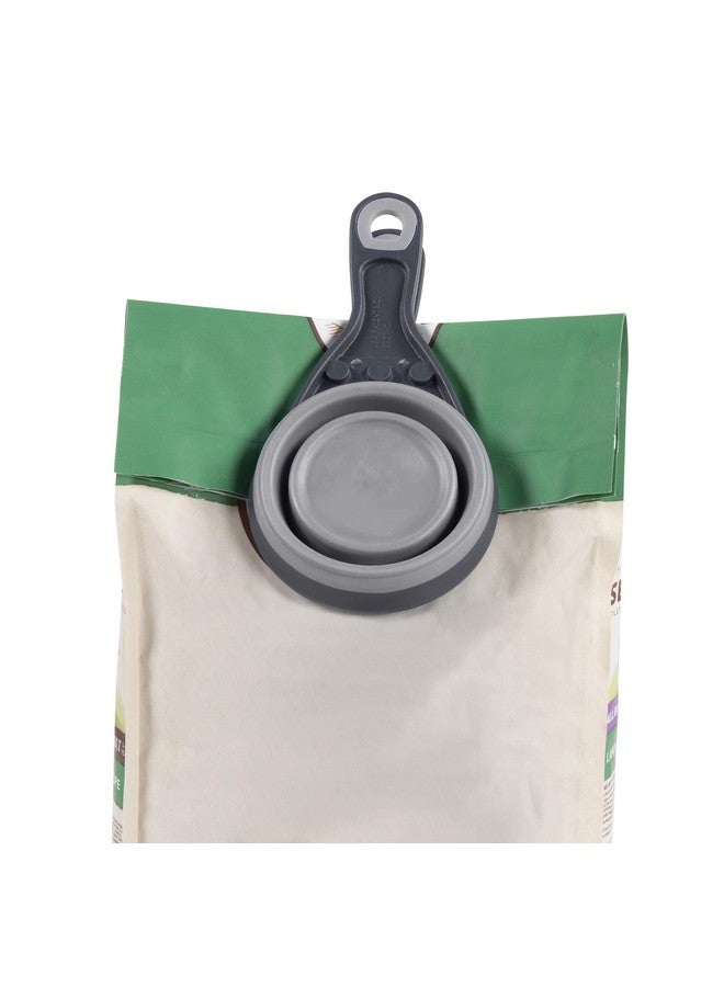 Dexas Pets Collapsible Klipscoop Collapsible Dry Dog Food Scoop And Dog Food Bag Clip, 1 Cup Capacity, Light Gray (Pw660432429) - Image 5
