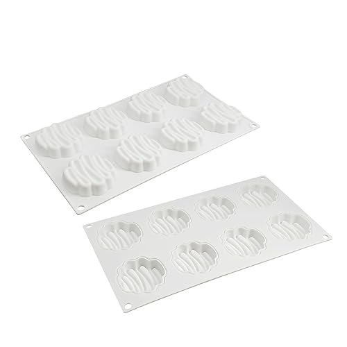 mostsom Silicone Mold Chocolate Decorating Mould DIY Cake Mousse Molds Baking Accessories Reusable Tools Wave Shape F_116X 68X06inch - Image 3