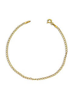 Gold Curb Bracelet 21KT - FKJBRL21KU6002