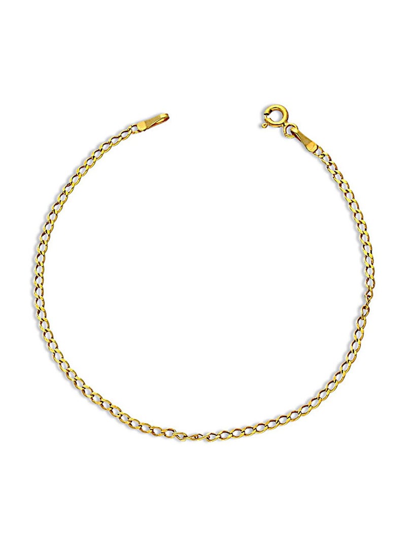 FK Jewellers - Gold Curb Bracelet 21KT - FKJBRL21KU6002 - Image 1