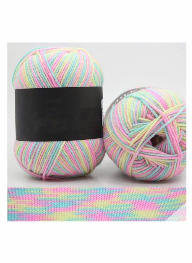 Generic - Multi-Colored Acrylic Crochet Yarn Set of Five for Knitting and Weaving Projects - Image 1