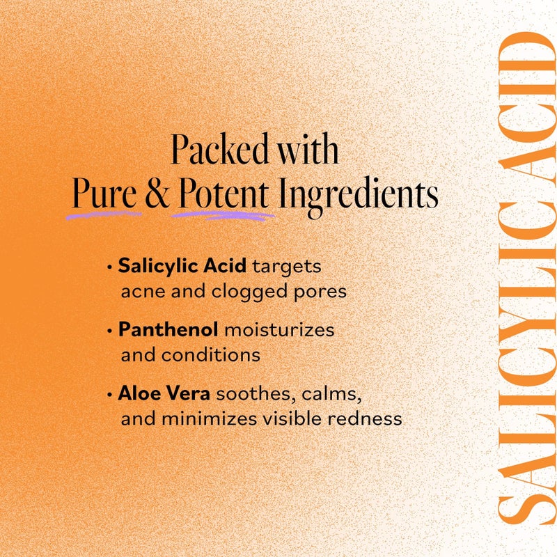 derma-e DERMA E Acne Oil Control Face Moisturizer, 2 Oz, Matte Moisturizer with Salicylic Acid, Tea Tree Oil & Aloe Vera, Face Cream Rebalances Sebum Production & Prevents Blemishes, Redness & Breakouts 2 Oz - Image 4