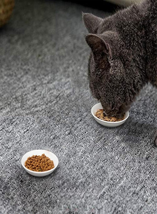 BigNoseDeer Super Cute Cat Ceramic Sauce Dish,Mini Side Seasoning Dish,Condiment Dishes,Sushi Soy Dipping Bowl,Snack Serving Dishes,Meow Porcelain Small Saucer Set(Set of 6) - Image 5