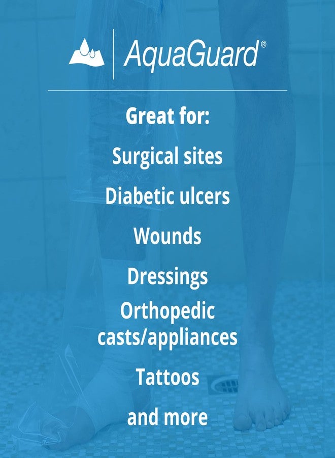 AquaGuard TIDI AquaGuard Boot - Shower Protection Boot with Water-Seal Band - Leg Cast Cover - 3 Boots and 1 Water-Seal Band per Package - Home Medical Supplies (50017-RPK) - Image 4