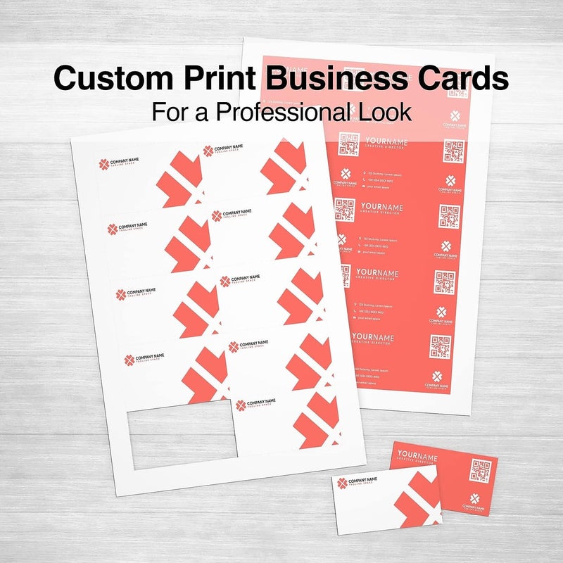 Staples 610387 Inkjet Business Cards 2Inch X 3 12Inch Matte White 1000Cards - Image 3