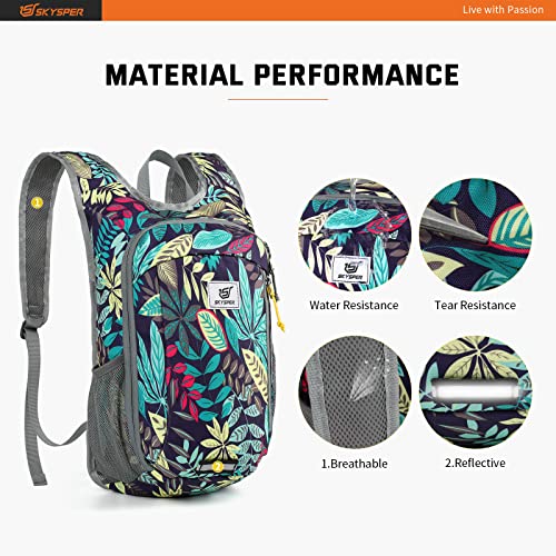 SKYSPER Small Daypack 10L Hiking Backpack Packable Lightweight Travel Day Pack for Women Men - Image 5