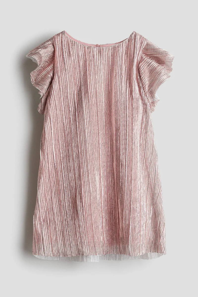 H&M Pleated A-line dress