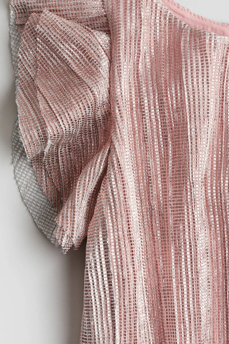 H&M Pleated A-line dress