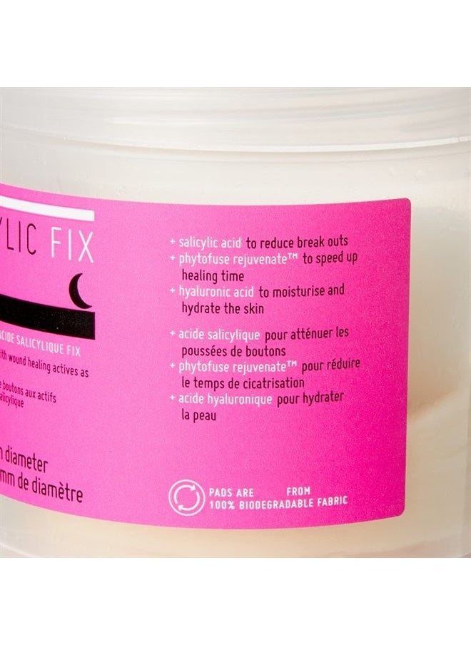 NIP+FAB Nip + Fab Salicyclic Fix Night Pads for Face with Hyaluronic Acid, Exfoliating Facial Pad BHA Exfoliant for Skin Hydration Acne Breakouts and Blemishes, 60 Pads, 2.7 Ounce  - Image 3