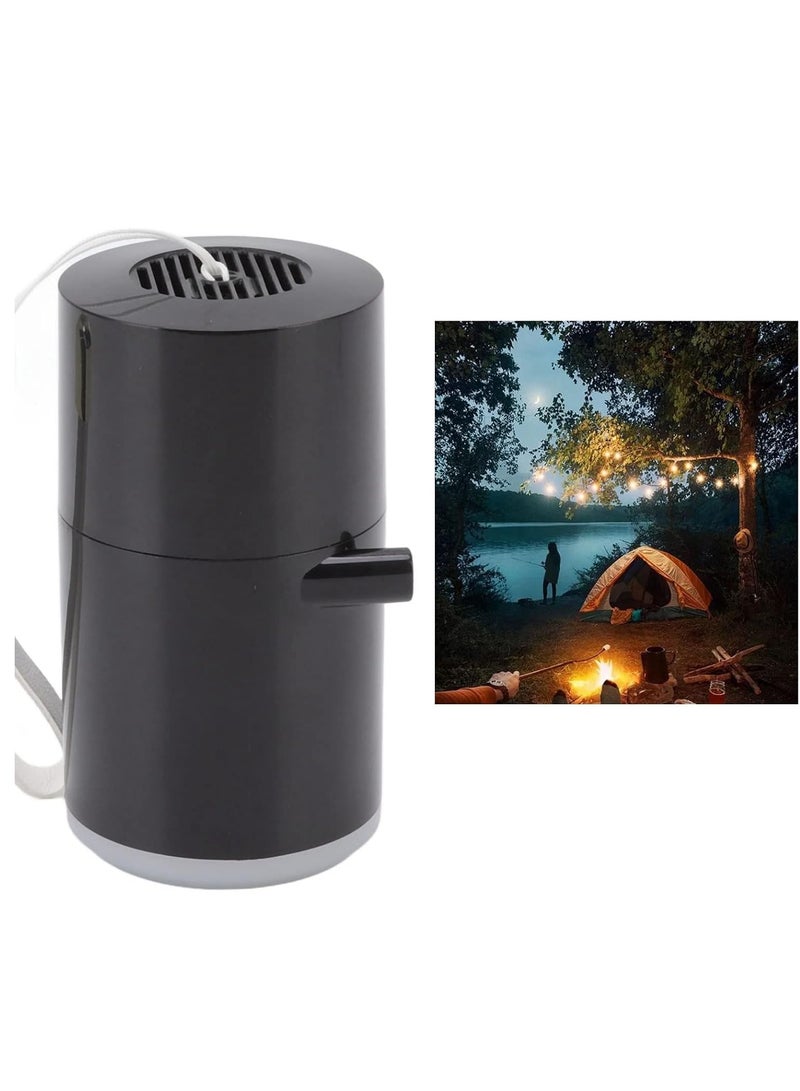 مضخة هواء كهربائية محمولة صغيرة قابلة لإعادة الشحن 3 في 1، مضخة حقيبة مكنسة كهربائية، ضوء تخييم مع بطارية 1300 مللي أمبير في الساعة للنفخ أو تفريغها لحلقة السباحة، سرير هوائي، أكياس مكنسة كهربائية للم - Image 3