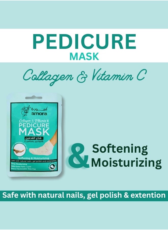 Pedicure softening and Moisturizing mask with extra fabric layers