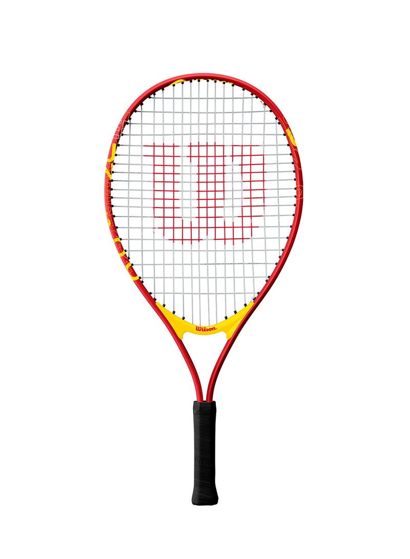 Wilson Us Open 23 Tennis Racket, 16x19, Junior Beginners - Red/ Yellow - Image 1