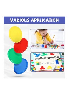 Generic Round Chips Learning Toys 160 Pcs/Set 4 Color Counting Numbers Teaching for Crafts Decoration Plastic Math  - Image 4