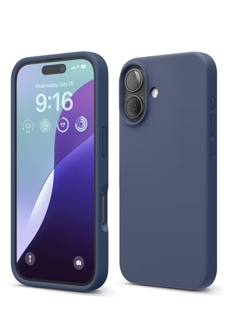 Compatible with iPhone 16 Case, Premium Liquid Silicone Case, Full Body Protective Cover, Shockproof, Slim Phone Case, Anti-Scratch Soft Microfiber Lining, 6.1 inch  - Image 1