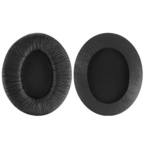 Geekria QuickFit Replacement Ear Pads for Sennheiser HD202, HD202S, HD212, HD437, HD447, PX360, HD203, HD212-Pro, EH150, EH250, HD62-TV Headphones, Ear Cushions with Video Guide (Black) - Image 3