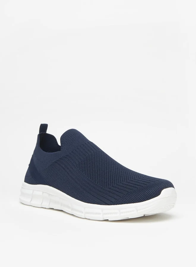 شو اكسبرس Men's Textured Slip-On Sports Shoes