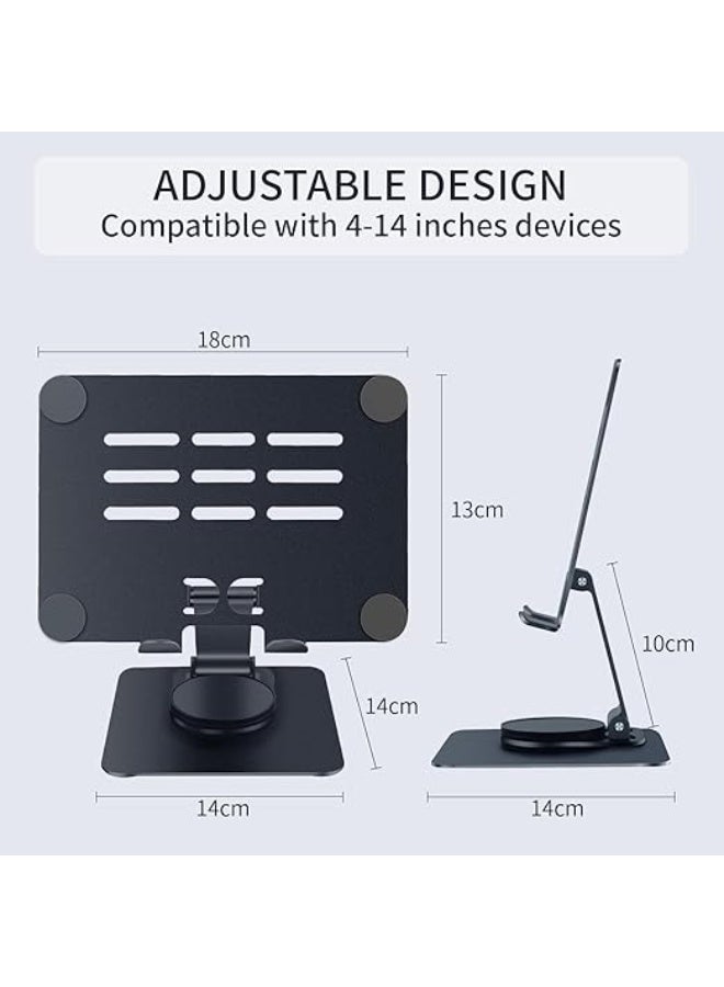 360° Rotating Aluminum Laptop Holder Stand K14 for Any Position All-Angle Comfort - Image 4