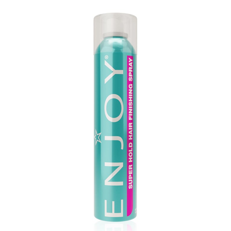 Enjoy Super Hold Hair Finishing Spray, Extra Firm Flexible Hold and Quick-Drying Hairspray, Humidity-Resistant Formula for Volume, Shine, and All-Day Control, 10 Oz - Image 2