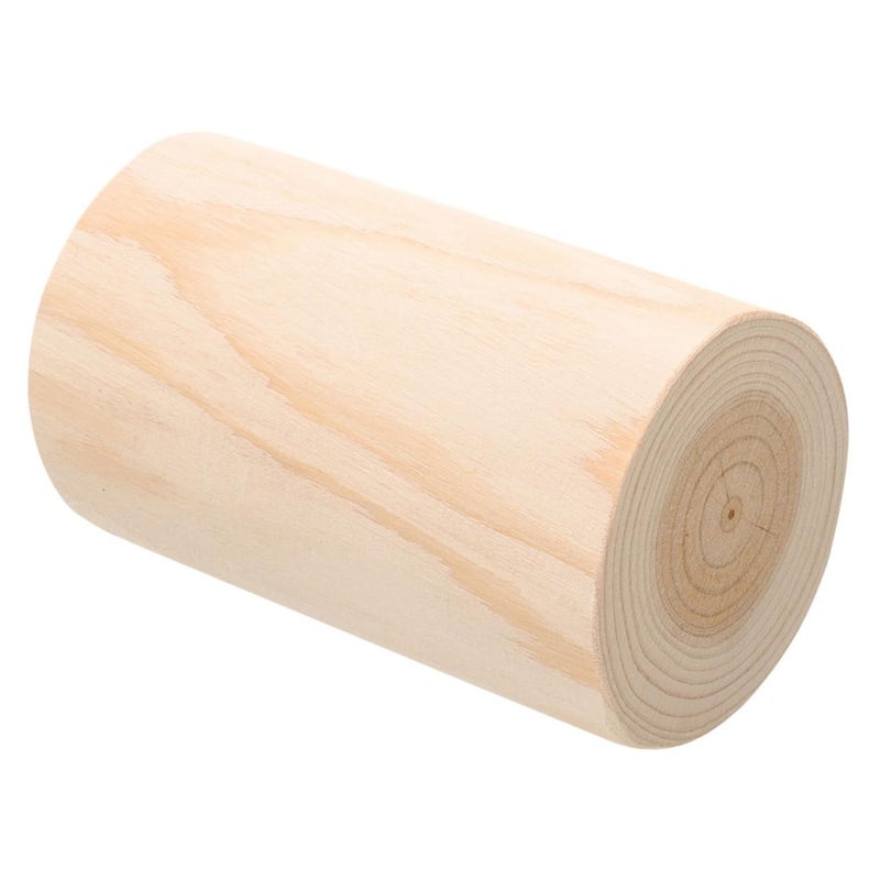 Wooden Stump Candle Holder For Tea Lights Natural Wood Votive Stand 20X8 4X8 4CM Compact Design For Weddings Parties Home Decor - Image 2