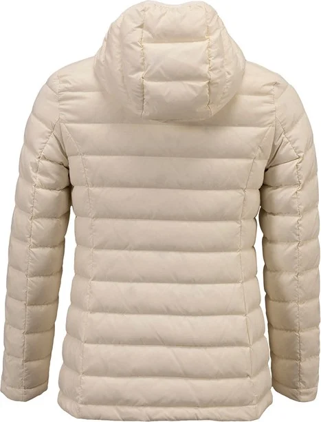 Penelope Bedroom Lulu Women's Goose Feather Coat Ecru M