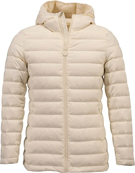 Penelope Bedroom Lulu Women's Goose Feather Coat Ecru M
