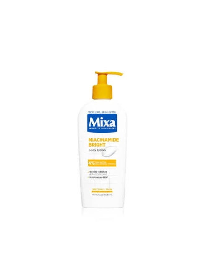 Mixa Niacinamide Bright Body Lotion 250ml - Image 1