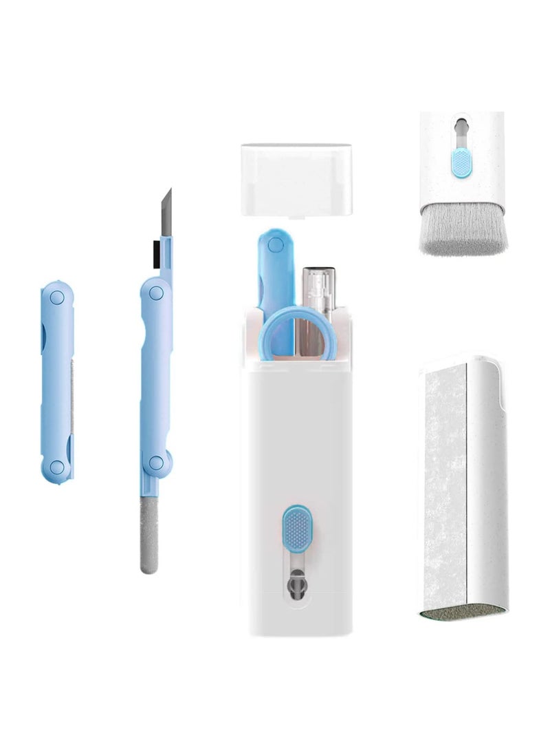 7 in 1 Keyboard Cleaner Set, Computer MacBook Earphone Cleaning Kit, Tablet and Screen Dust Brush Including Soft Sweep - Image 1
