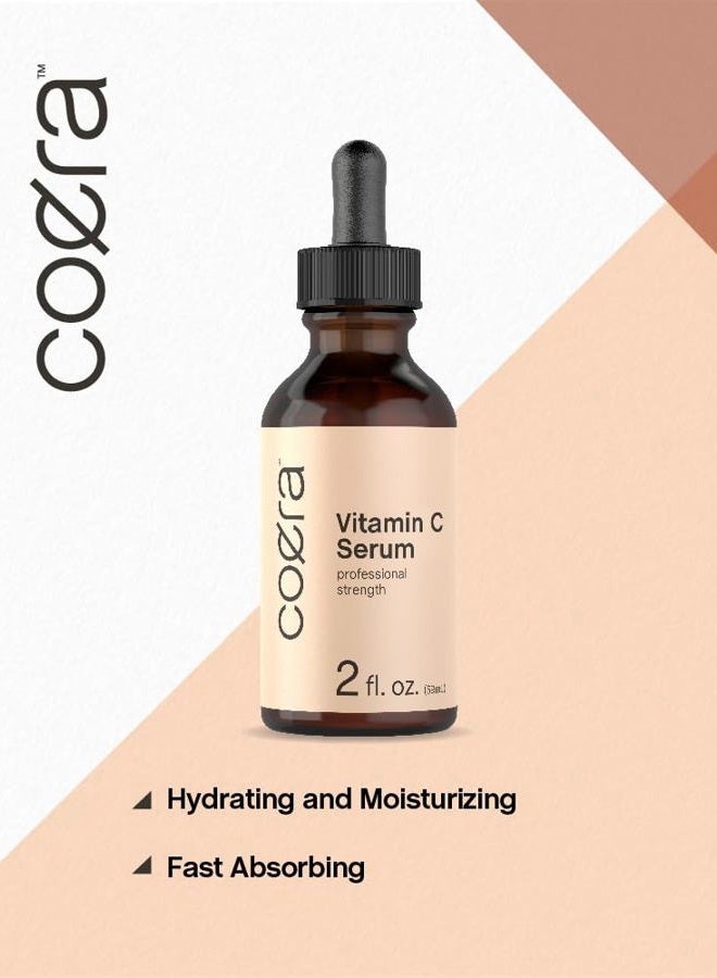 Coera Vitamin C Serum for Face | 2 oz | Hydrating Serum for Dark Spots | Paraben & SLS Free - Image 4
