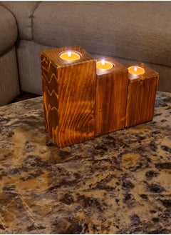 IDL ABODE IDL ABODE Wooden Candle Stand Total 3 pcs to make one set 