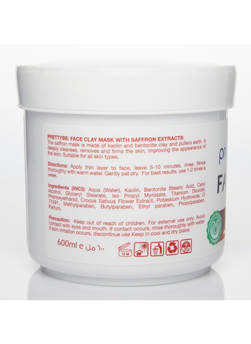 Pretty Be - Preeti B face mask with saffron extracts absorbs excess oil and controls shine in 600ml - Image 1